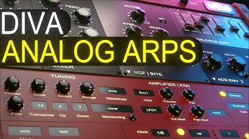 Diva Analog Arps Sound Design Tutorial
