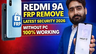 Redmi 9A FRP Bypass 2026 | MIUI 12.5 Google Account Unlock Without PC (100% Working)