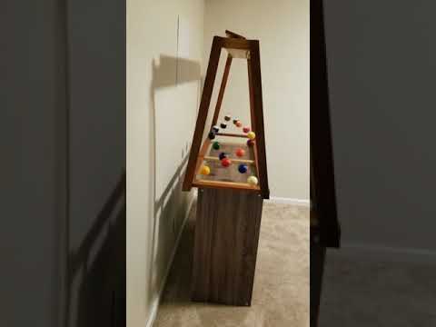 Pool ball pendulum wave