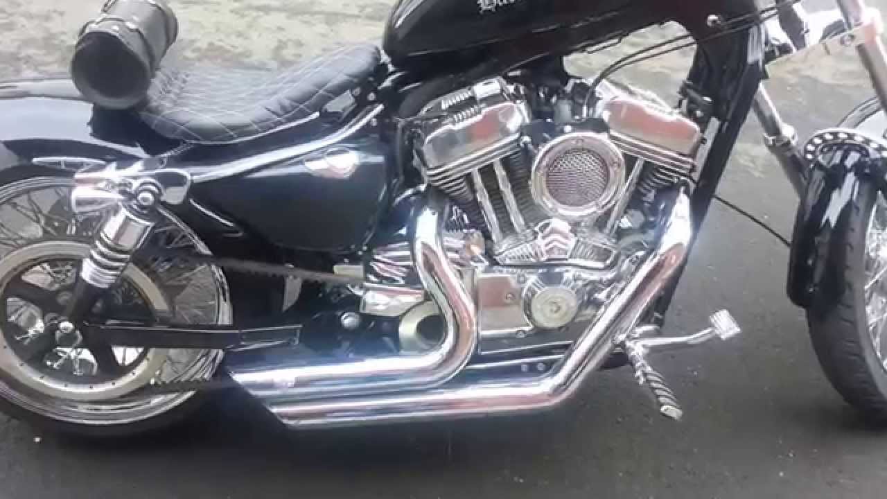 HD Sportster 2008 Custom Fat Tire YouTube
