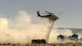 2 Alarm Alta Brush Fire, Lancaster, CA