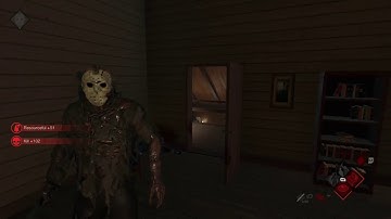 Friday the 13th: The Game- Door Smash Kill As Part 7 Jason