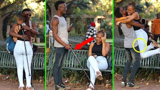 HOW SHE FELL IN LOVE w/ BLIND MAN😳 LOYALTY TEST🔥SOCIAL EXPERIMENT screenshot 5