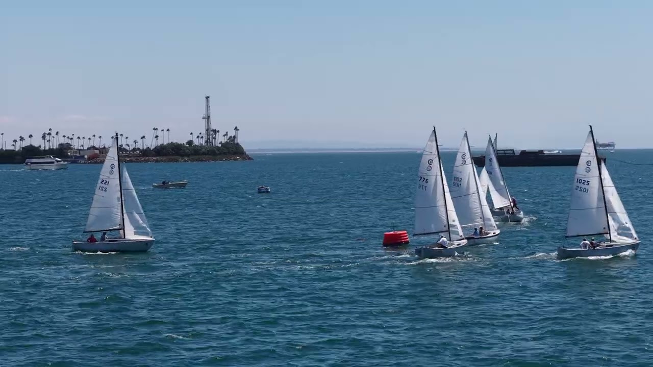 ⁣2026 Cal 20 Class Champs   Day 3   Race 4   Bronze first weather mark