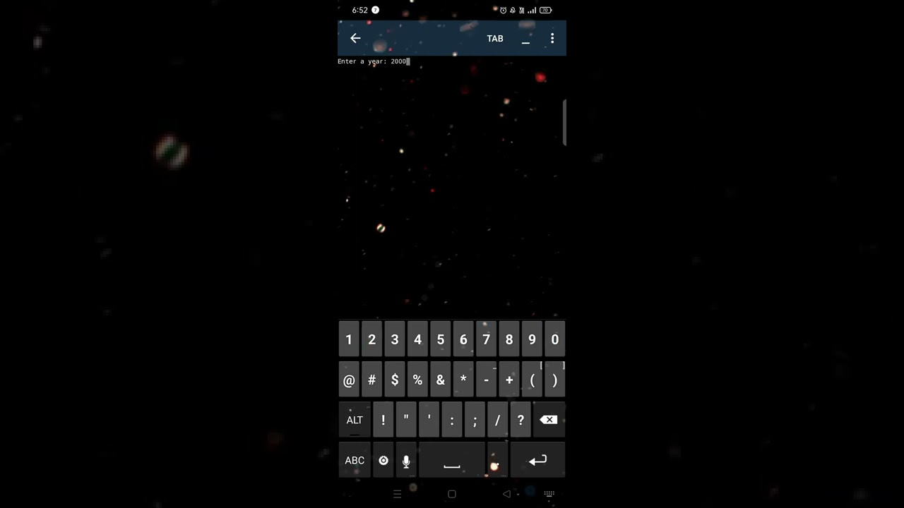 Python leap year program 