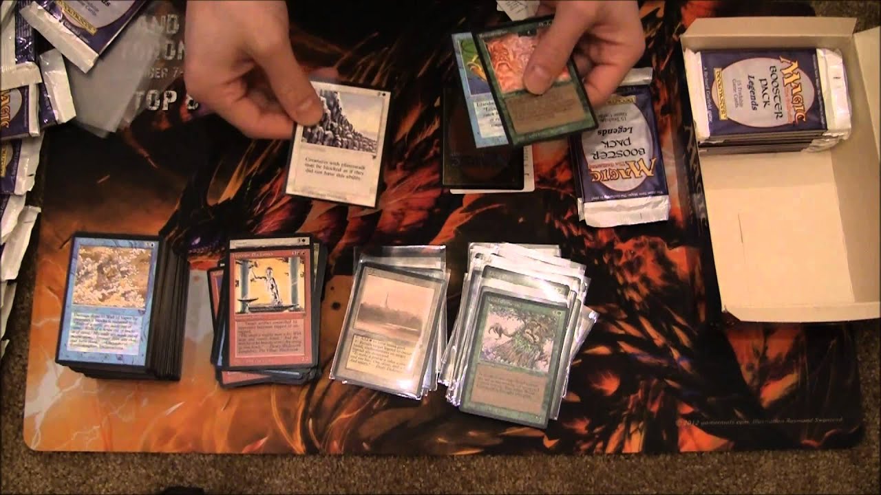 1994 MTG Magic Legends Booster Box opened. #2