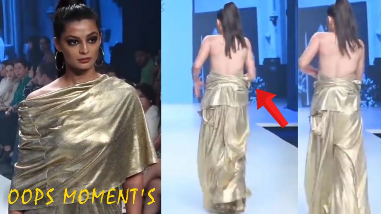 OOPS MOMENT AT -- FASHION SHOW