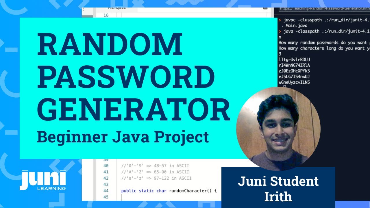Code A Java Random Password Generator (Beginners)