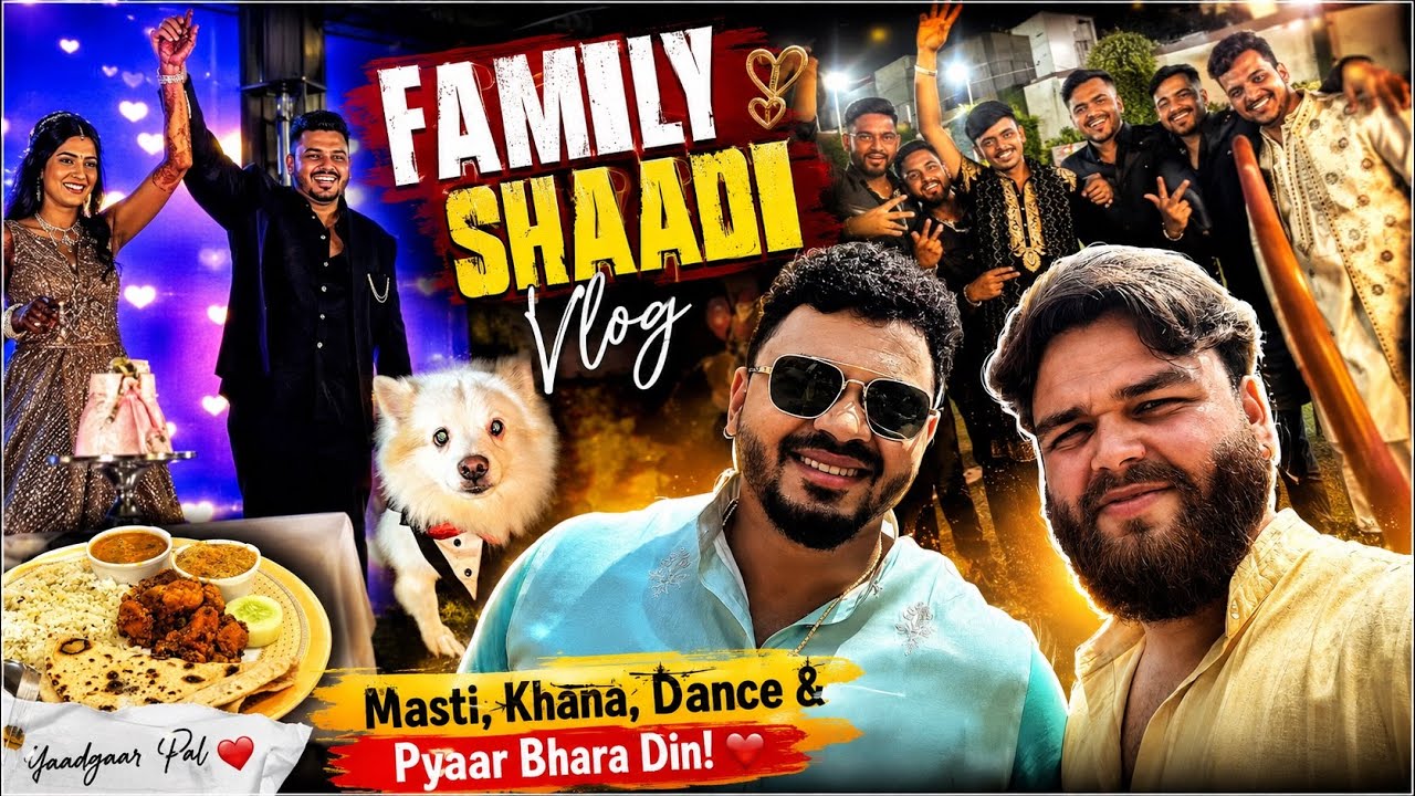 Family Shaadi Vlog🥳❤️ II Full System Set🥳🥃II Suryansh Chaturvedi❤️