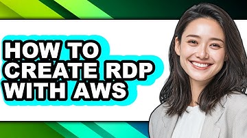 How to Create Rdp with Aws (easy Method)