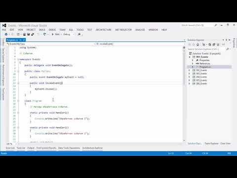 Видео курс C# Базовый  Урок 12  События events