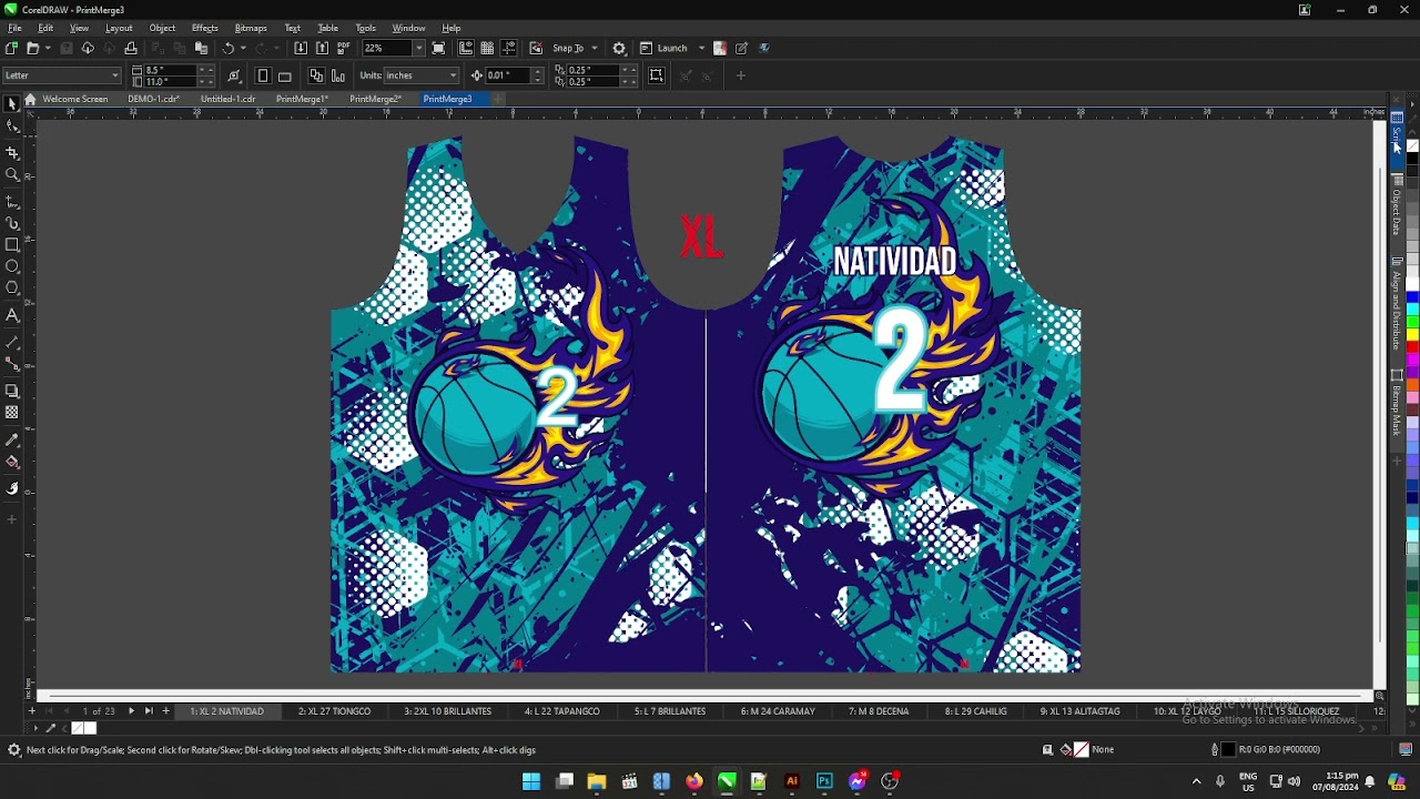 COREL DRAW PATTERN SAFE AUTOSIZING