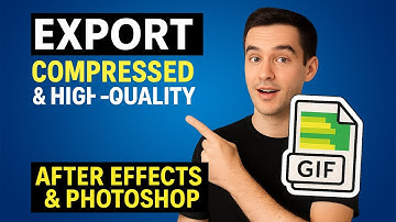 How to Export Compressed & High-Quality GIF from After Effects & Photoshop (Step-by-Step)