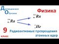 9 класс  Урок 2  Радиоактивные превращения