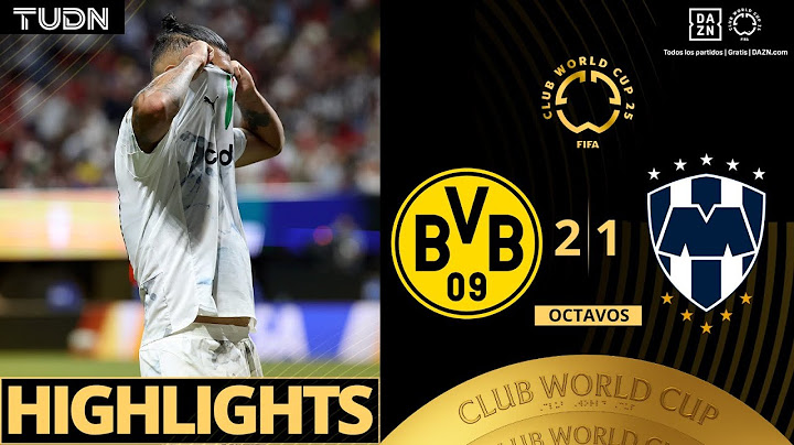 HIGHLIGHTS - Dortmund 2-1 Monterrey | Mundial de Clubes FIFA - 8vos 2025 | TUDN