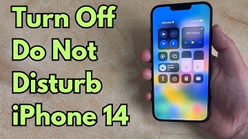 How to Turn Off Do Not Disturb on iPhone 14 - Step by Step