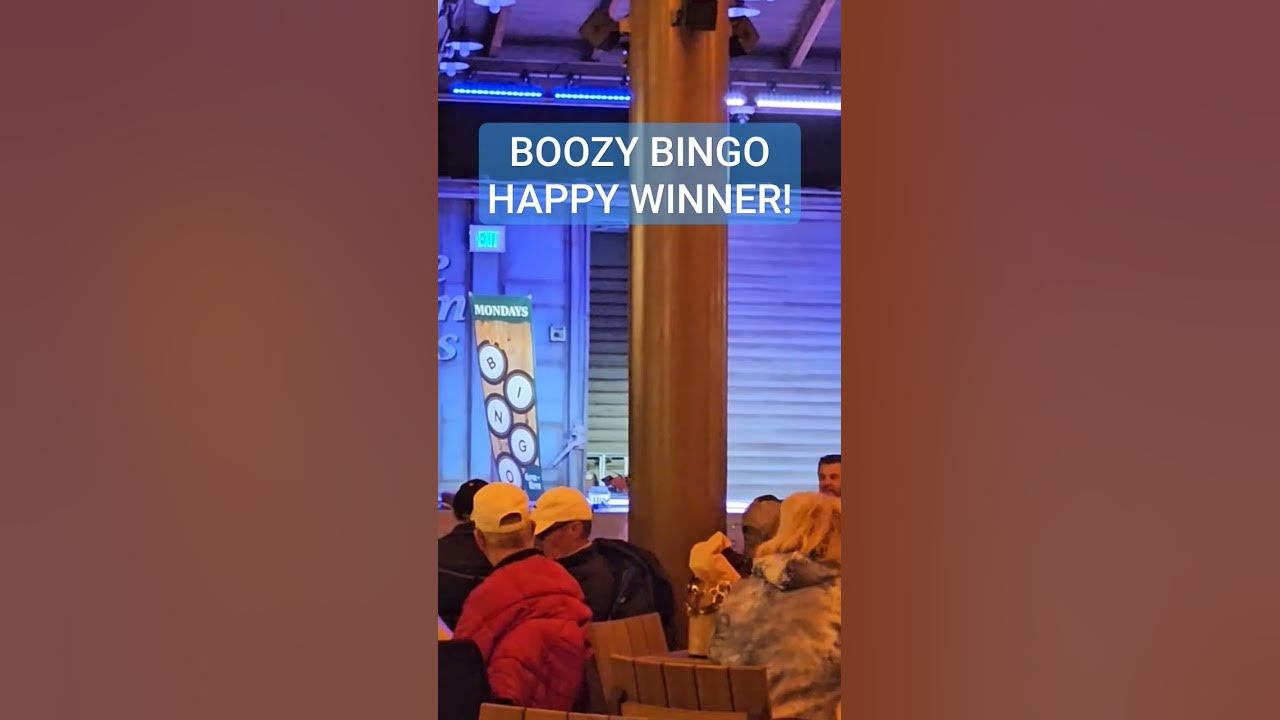 Boozy bingo happy winner the villages florida thevillages florida 