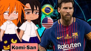 Nagatoro React to Sempai as Lionel Messi ||TikToks||Gacha-React #argentina #animes #messi