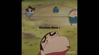 Sinchan core 😝 | #sinchan #entertainment #funny #india