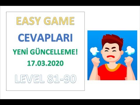 Easy Game Cevapları Level 81 82 83 84 85 86 87 88 89 90