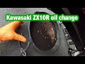 pov zx10r oil change 2021 +