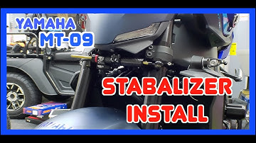 Yamaha MT-09 stabilizer install