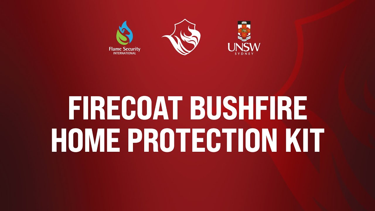 FIRECOAT Bushfire Home Protection Kit - YouTube