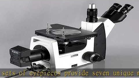 AmScope - 50X-1250X Inverted Trinocular Metallurgical Microscope + 18MP Microscope Camera - ME1200T