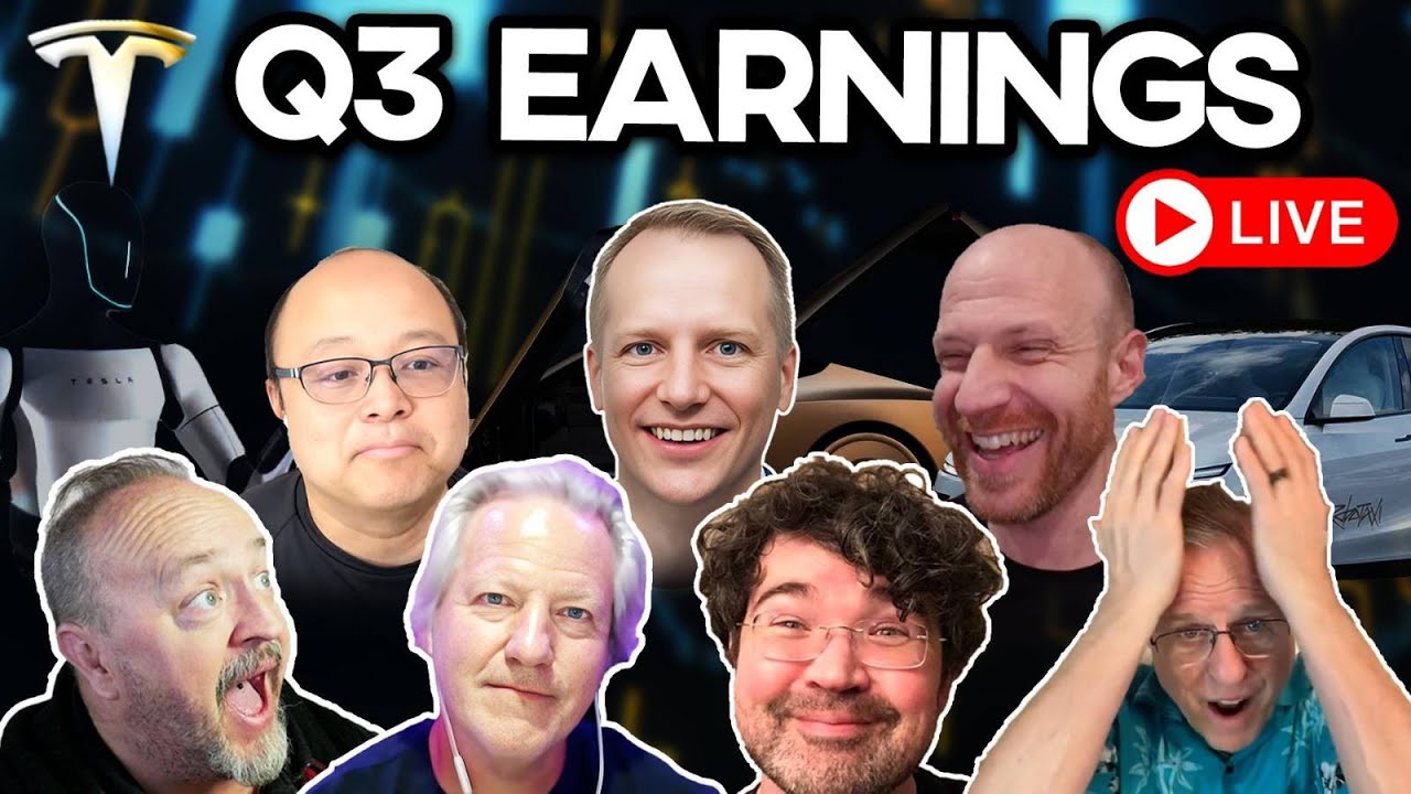 Tesla Q3 Earnings MEGASTREAM - Loaded to the gills w/ special guests ...