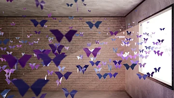 Paper Butterflies - Fast motion by Matías Correa Díaz