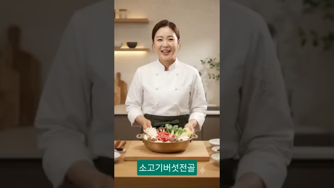 코인육수로 15분 완성! 국물 깊은 소고기 버섯 전골 레시피 숏폼 썸네일