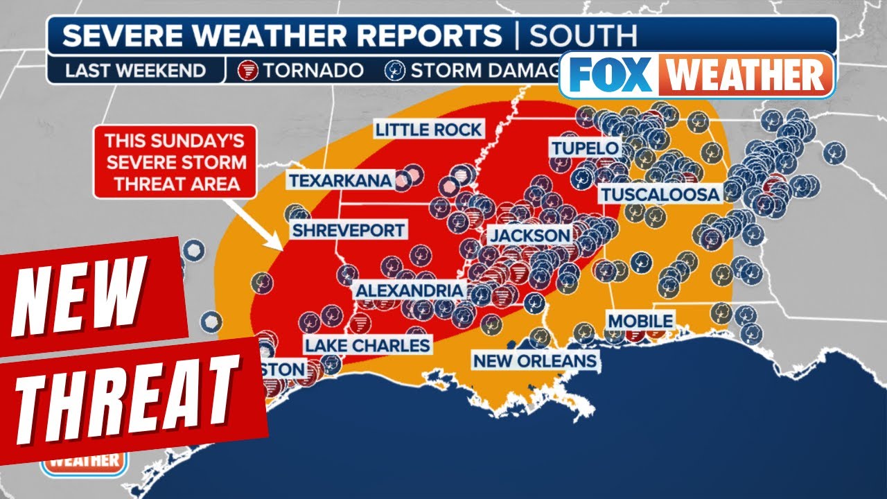 Severe Weather Threat Returns To Areas Of South Hit Hard By Deadly ...