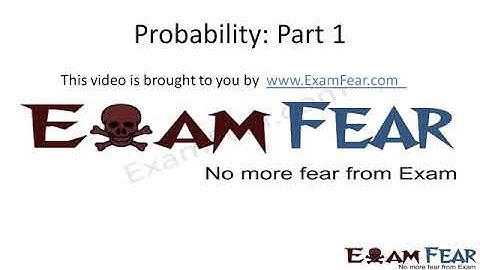 Maths Probability part 1 (Introduction) CBSE class 10 Mathematics X