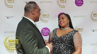 Porch'se Miller's Red Carpet Interview at the 15th Annual RICE Awards (2025) #riceawards