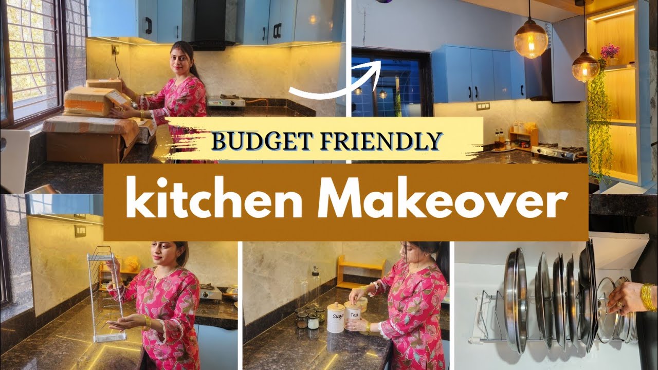 Small Kitchen Makeover on a Budget l How to Make it super Functional l ...