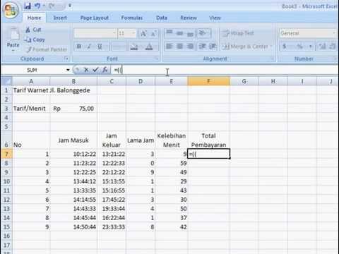 Penggunaan Nilai Absolut pada Microsoft Excel - YouTube