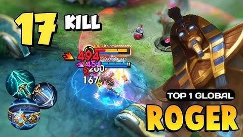 ONLY 1% OF ROGER USERS KNOW THIS BUILD ON RANK GAME  ROGER BEST BUILD  MLBB