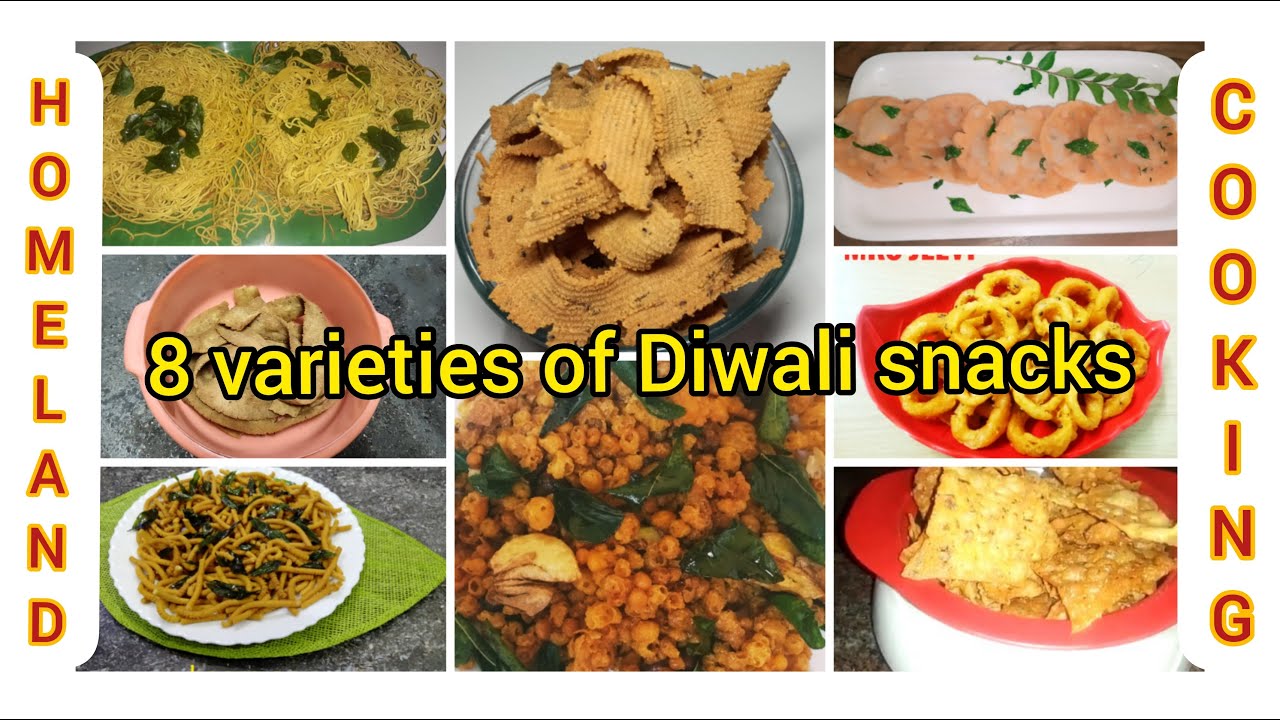 8 Diwali Snacks recipes in tamil Savoury recipes in tamil தீபாவளி