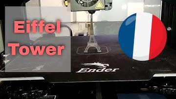 Ender 3 Pro - Eiffel Tower Timelapse