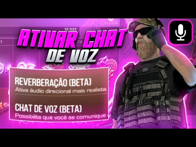 Como ativar o chat de voz no Free Fire?