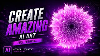 Create Stunning AI Abstract Art in Adobe Illustrator | Easy Tutorial