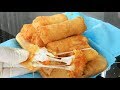 CRUNCHY MOZZARELLA ROLLS - Risoles Mozzarella - Delicious!