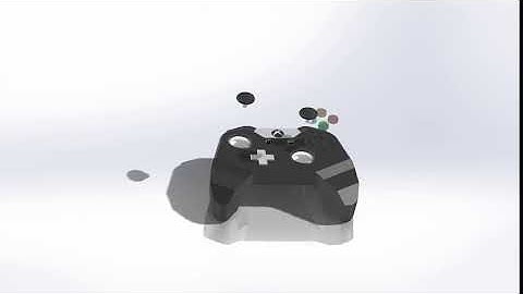 SolidWorks Xbox One Controller Model