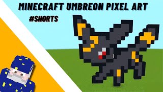 The Most Awesome Ever - Minecraft Umbreon Pixel Art #Shorts