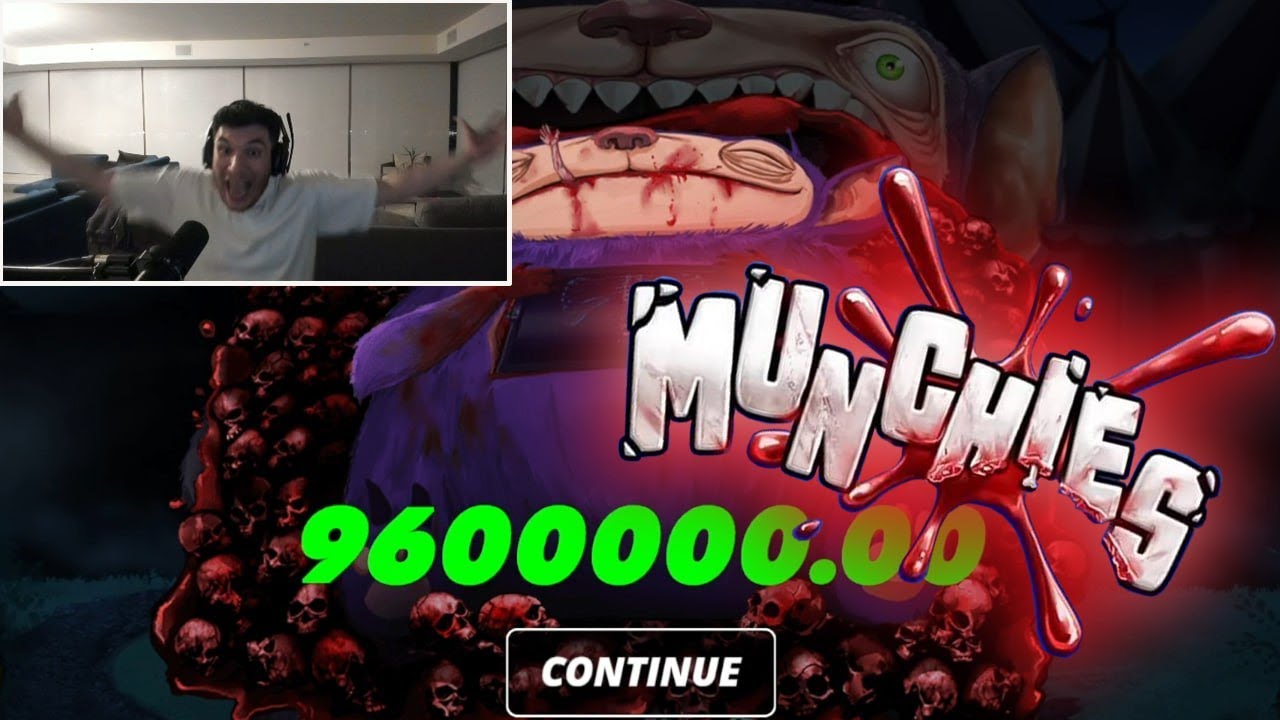 30,000X 🤯TRAINWRECKSTV HITS MAX WIN ON MUNCHIES SLOT!