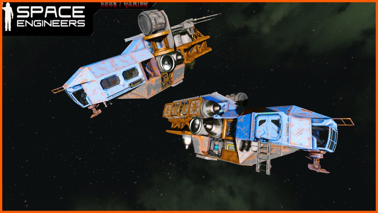 Space Engineers ship showcase - SSI Dinghy (Starter ship) - YouTube