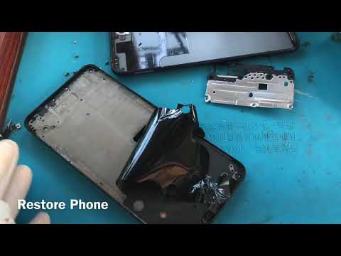 Restoring abandoned destroyed phone  Found a lot of broken phones in the rubbish new mobiles