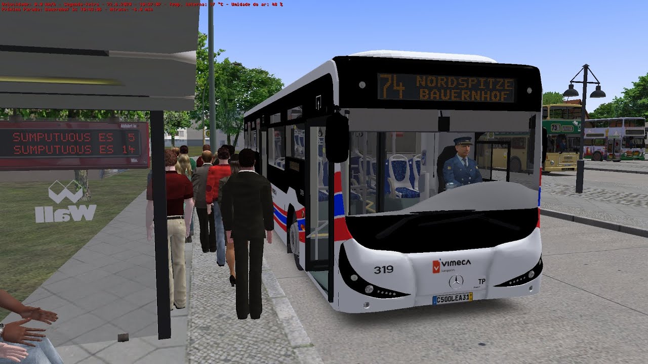 OMSI 2 - Mapa Great Grundorf - Linha 74 - Mercedes OC500 VIMECA