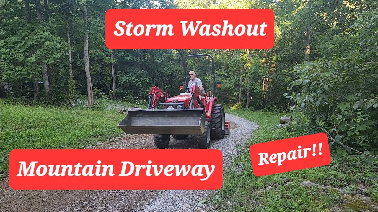 Appalachian Driveway Repair After Torrential Rainfall ourkentuckyhome