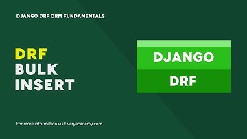 Bulk insert with Bulk Create | Django DRF ORM Query Fundamentals Course